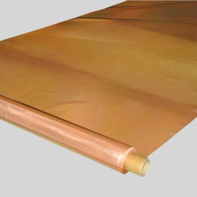 200 Mesh Wire Woven Copper Infused Fabric 0.05mm For EMI / RFI Shielding