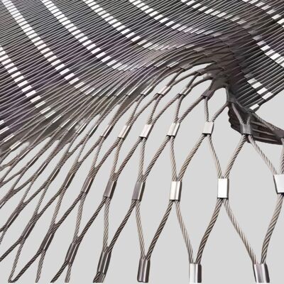 Stainless Steel Ferrule Rope Mesh 7x7 7x19 Cable Ferrule Mesh