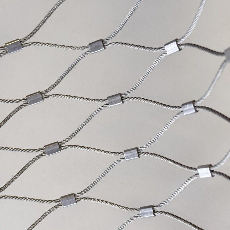 Architectural Wire Rope Mesh 1mm-6mm 304 316 316L Stainless Steel Wire ...