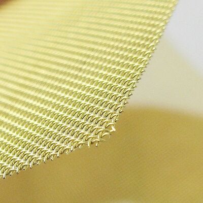 Good price Brass Woven Mesh Screen 0.6m-1.3m Width For Liquid And Gas Filtration online