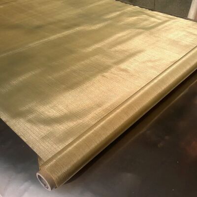 Καλή τιμή 62 μικρών 250 πλέγμα Twill Weave Brass Woven Wire Mesh 0.062mm Ανοιχτό μέγεθος σε απευθείας σύνδεση