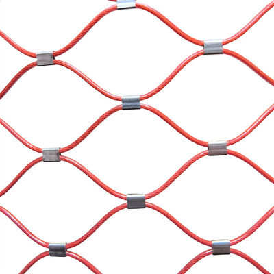 ราคาดี 2.4mm Pvc ผิวเคลือบ Ferrule สายเชือก Mesh สีที่แตกต่างกัน สําหรับการตกแต่ง ออนไลน์