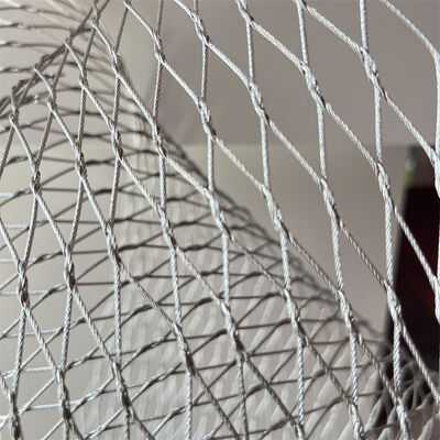 Buen precio Malla de cable de acero inoxidable trenzado de 50 x 50 mm, 3,0 mm, para una solución de seguridad versátil en línea