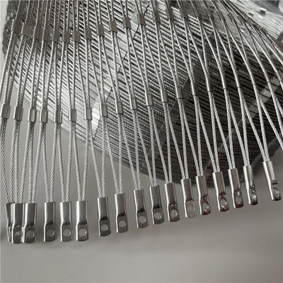 Good price 7 × 19 Construction Safety Stainless Steel Rope Net Size Customized online