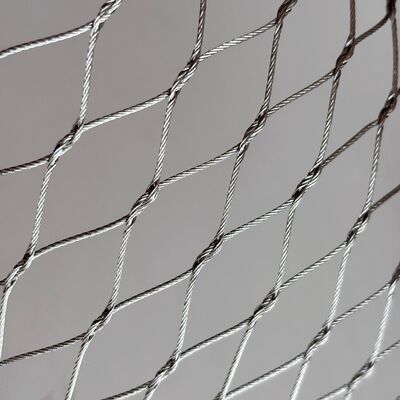 Harga bagus Jaring Rope Wire Rope Mesh untuk Jaringan Keamanan Kebun Binatang on line