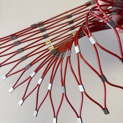 Bon prix Maille de câble en acier inoxydable de type férule enduite de PVC 7x7 en ligne