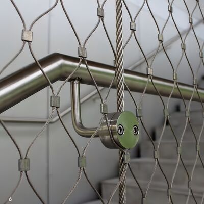 Good price CABLE CONNECTION WIRE ROPE NETTING FOR STAIRCASE PROTECTION online