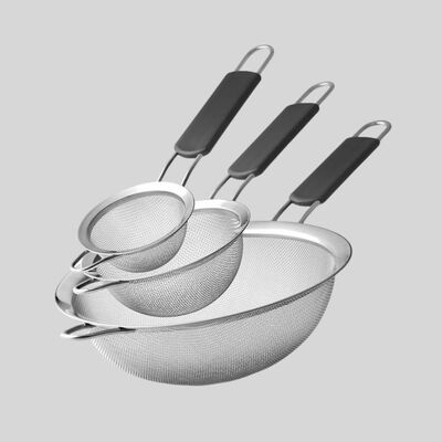 Bom preço Aço inoxidável Fine Mesh Filter 3,4 polegadas 5,5 polegadas 7,5 polegadas para cozinha on-line