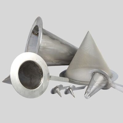 Good price Metal Mesh Cone Temporary Strainer 5-3000μm online