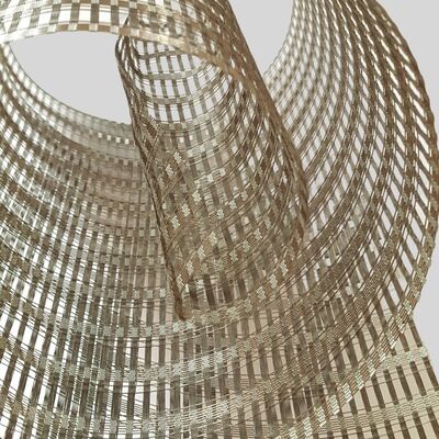 Bon prix Maille métallique en verre feuilleté argenté de 0,8 mm pour rideau de fenêtre en ligne