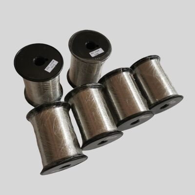 Buen precio 0.045mm 316L alambre de acero inoxidable ultra fino para tejer y trenzar en línea